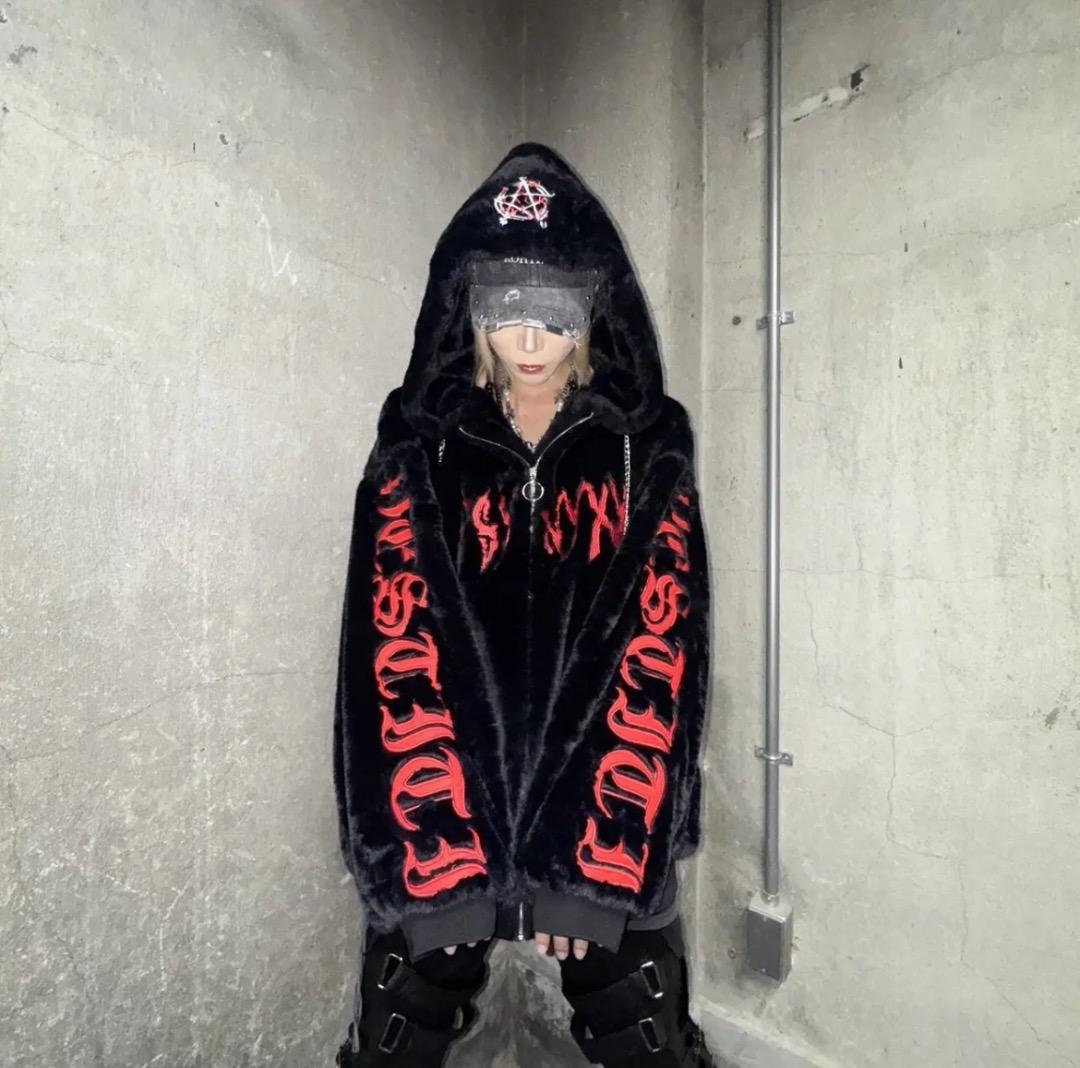 PSYNYXX×THICC 魔法陣ファーブルゾン　ストリート　地雷系