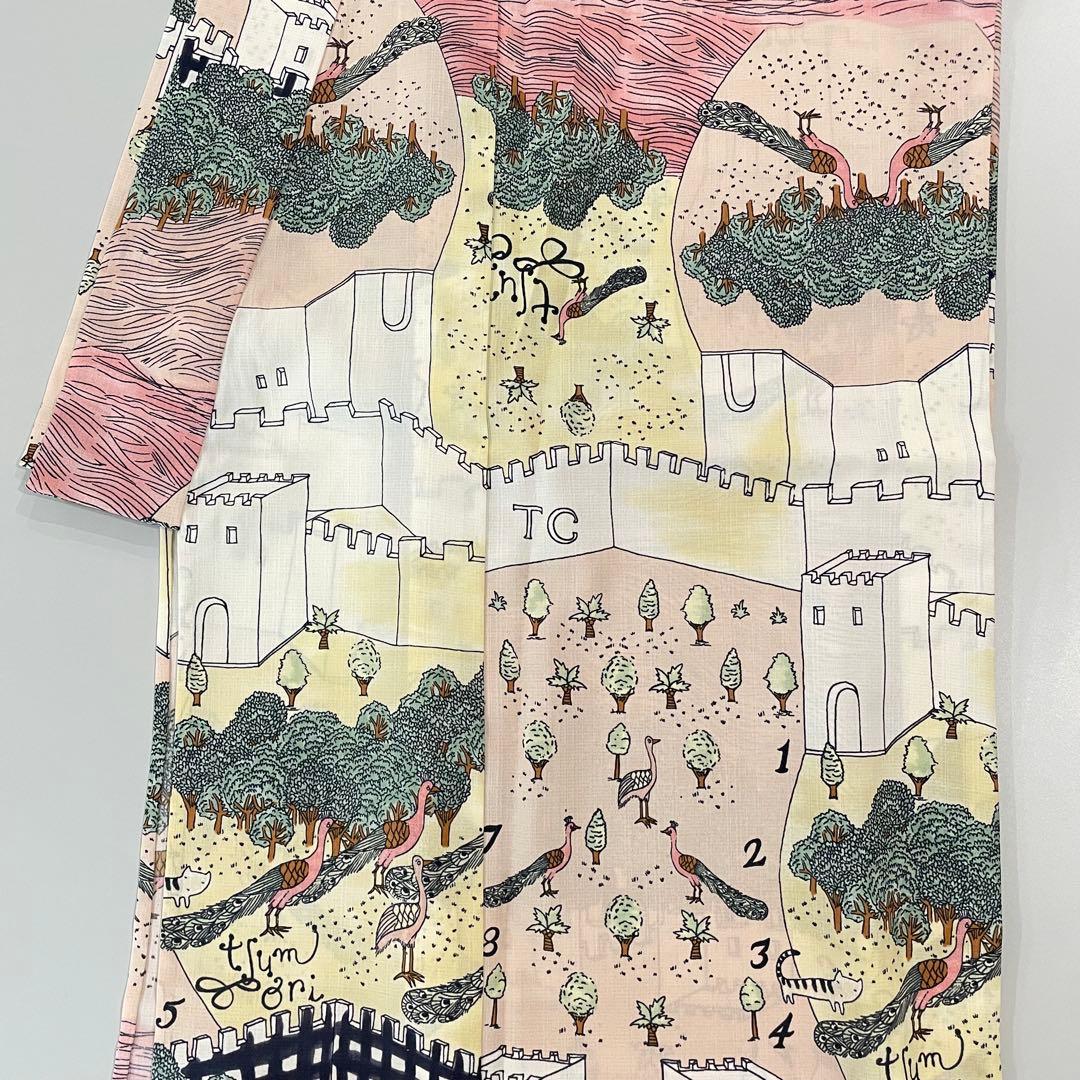 tumori chisato 浴衣　単衣着物　ポリエステル100%