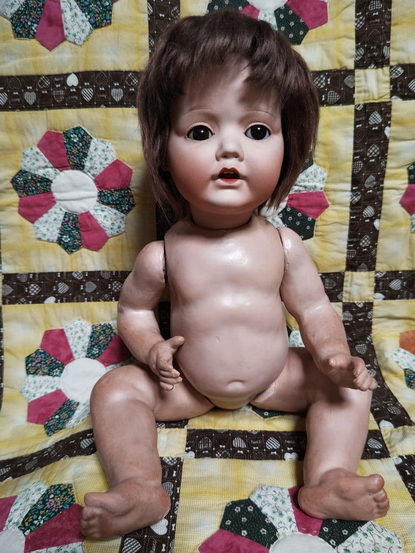 RE Nippon アンティークドール　ベビービスクドール/モリムラドール同時期