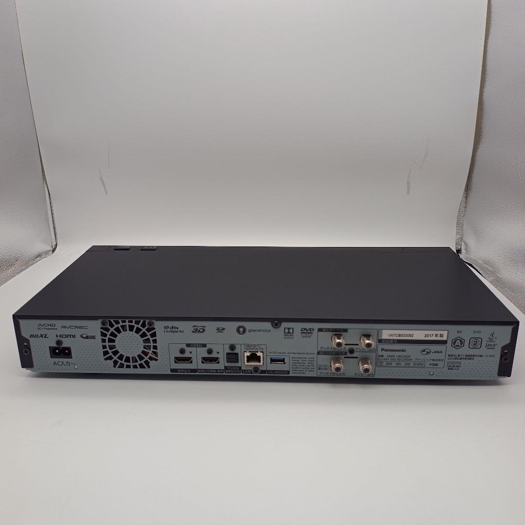 3チューナー 2TB パナソニック DMR-UBZ2020 2017年製