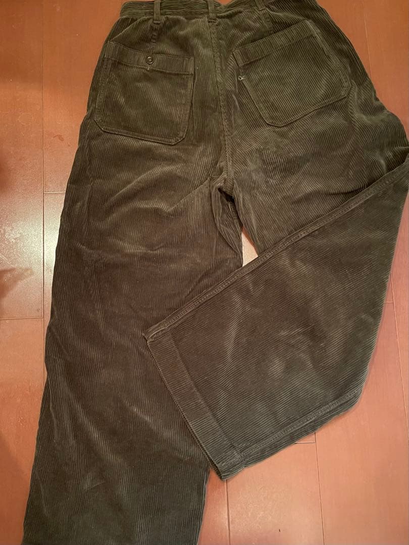 美品45Rコーデュロイ ワイドパンツ