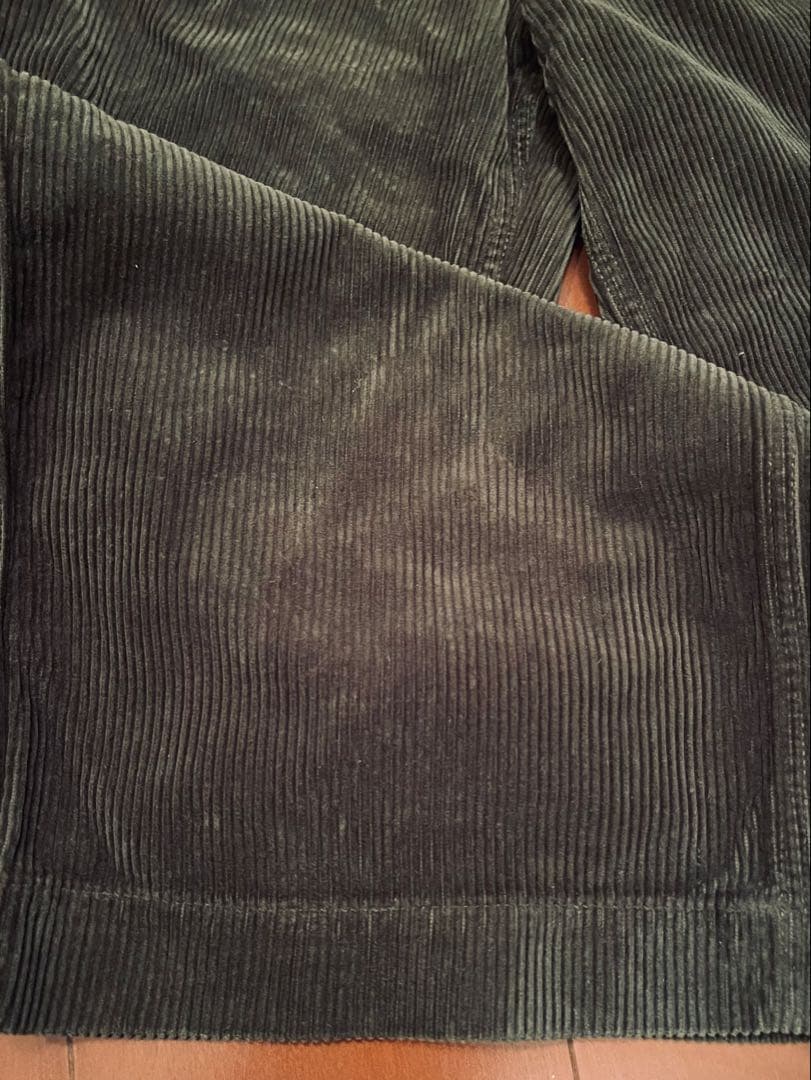 美品45Rコーデュロイ ワイドパンツ