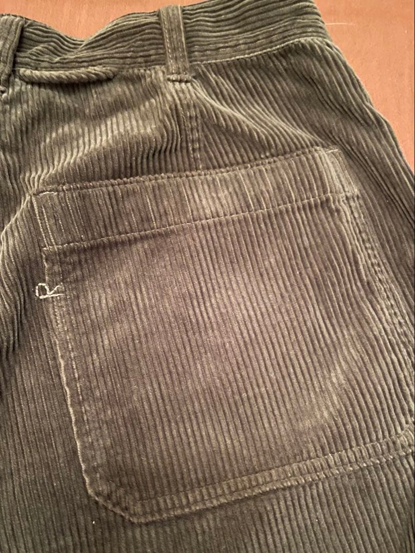 美品45Rコーデュロイ ワイドパンツ