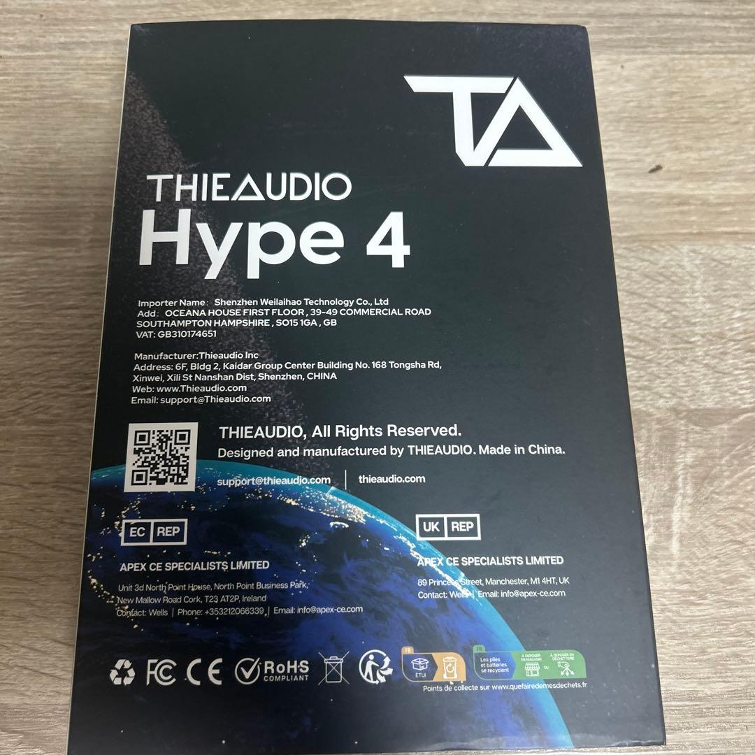 THIEAUDIO Hype 4 有線イヤフォン　低音