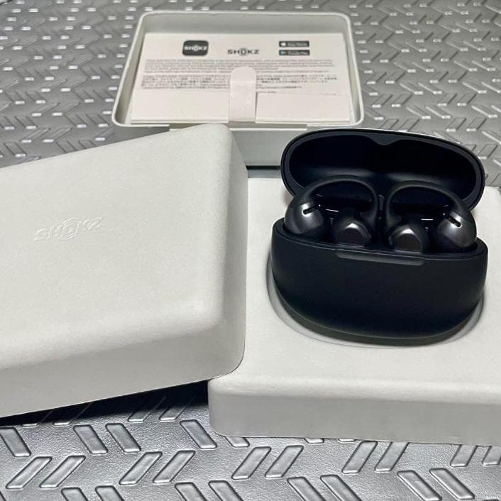 極美品 国内正規 SHOKZ OPENDOTS ONE イヤホン ブラック