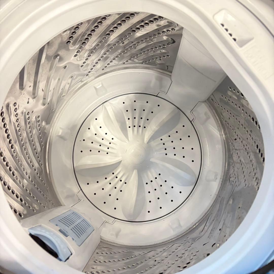 646 人気！　ブラック　25年製　洗濯機　5.5kg 保証込み　まとめ購入割有