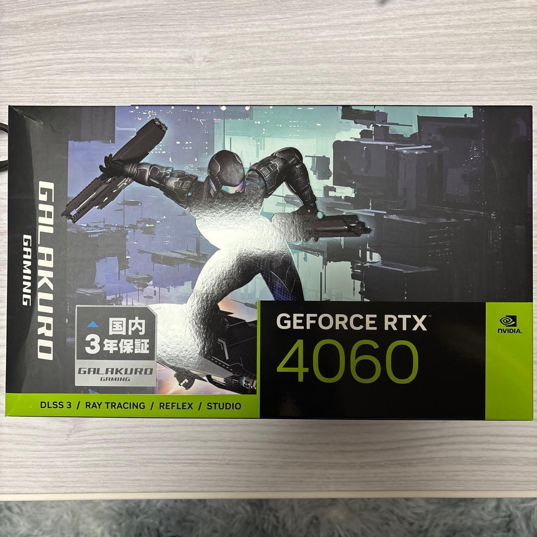 玄人志向 NVIDIA Geforce RTX4060搭載グラフィックボード