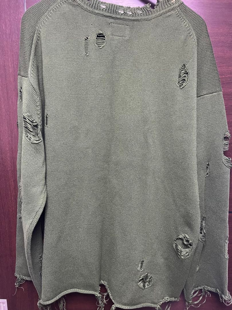 KAMIYA Destroyed Long Sleeve Knit Mサイズ