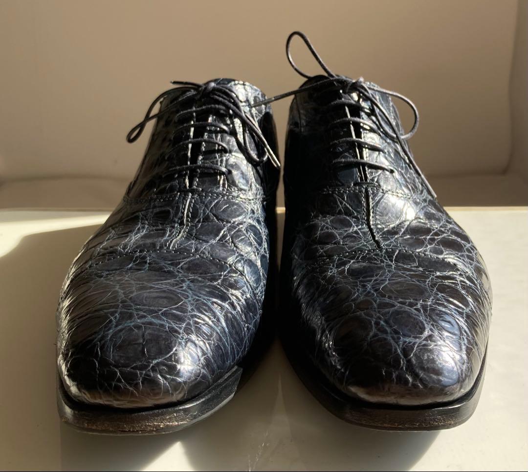 プラダ　クロコシューズ