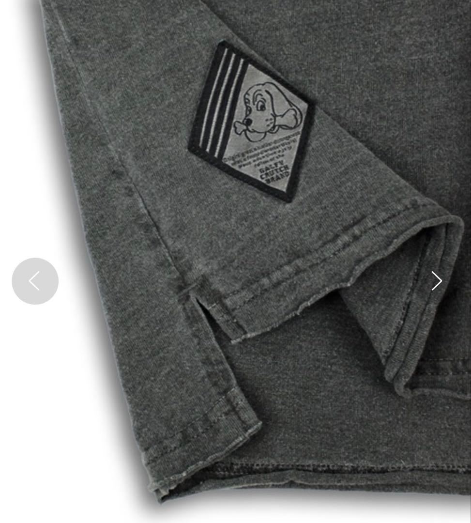 【GALFY/ガルフィー】染め染めわんわんボロボロングスリーブTシャツ