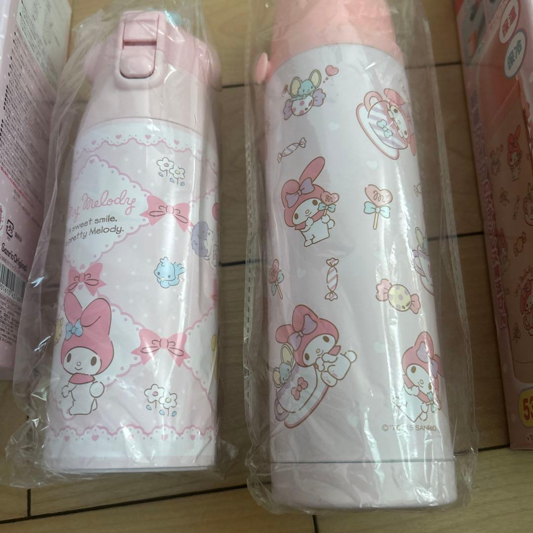 My Melody ステンレスボトル 360ml ・530mlショルダーひも無し