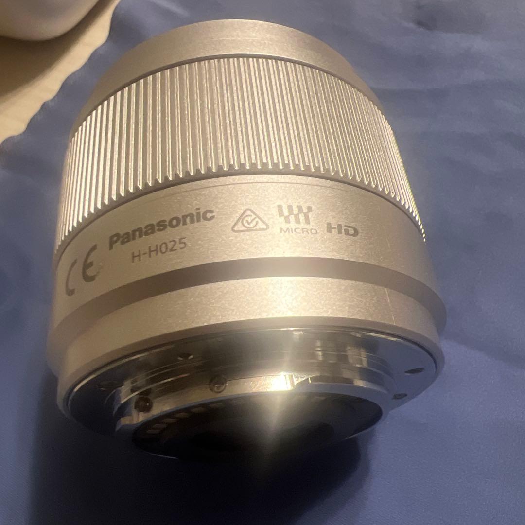 【ジャンク品】パナソニック単焦点レンズ マイクロフォーサーズ用 H-H025-S