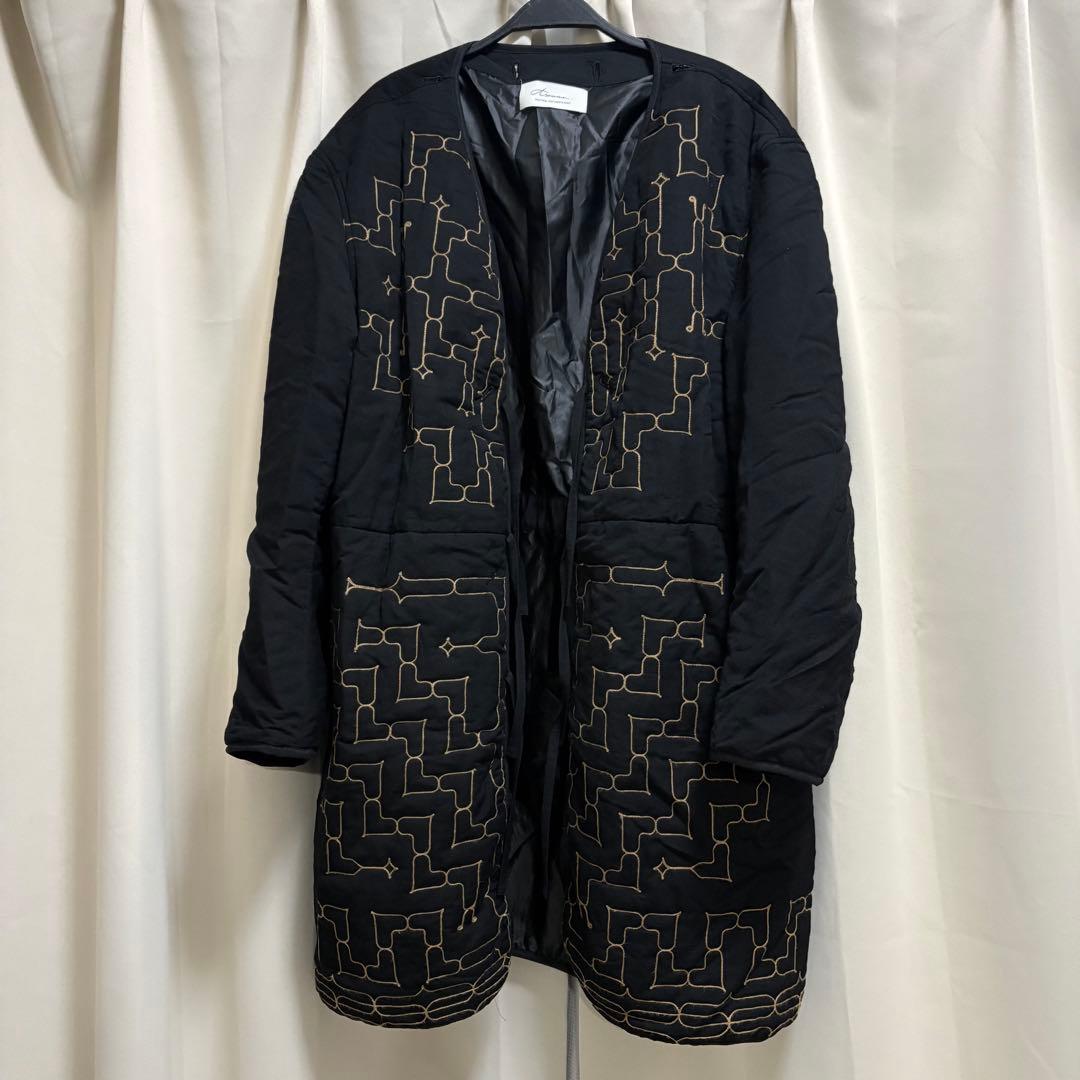 Azuma アズマ ノーカラーコート