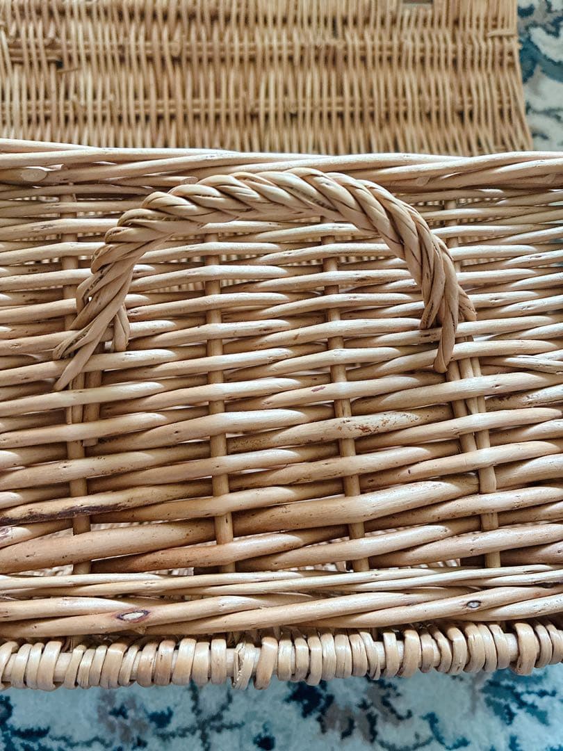 フォートナム&メイソン ハンパー バスケット　カゴ　籐　F&M ピクニック