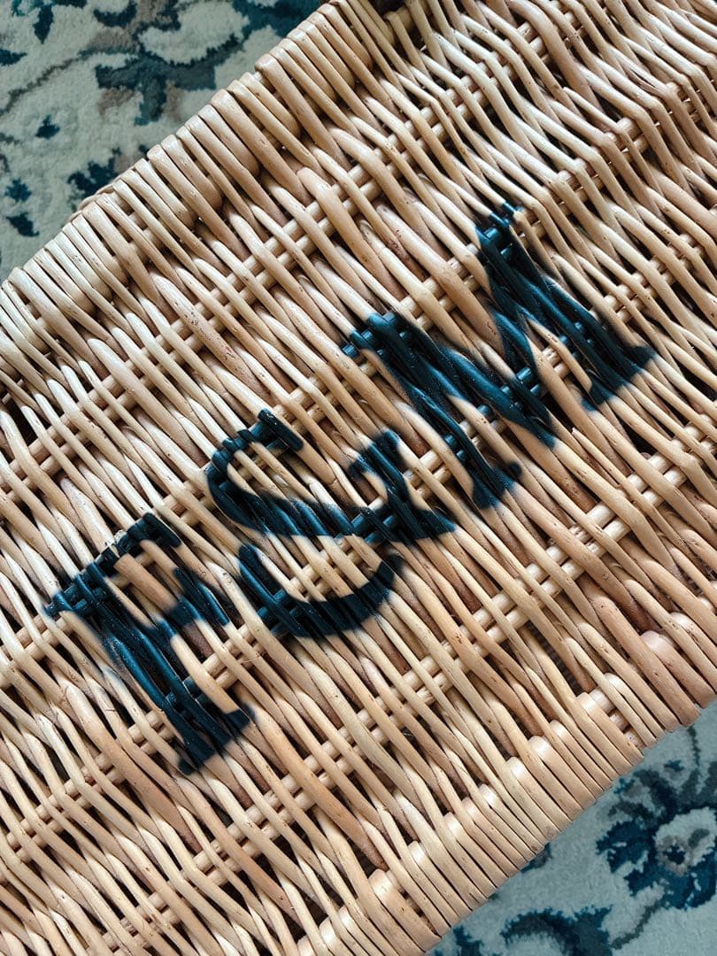 フォートナム&メイソン ハンパー バスケット　カゴ　籐　F&M ピクニック