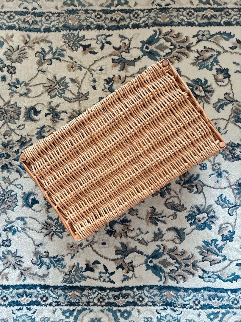 フォートナム&メイソン ハンパー バスケット　カゴ　籐　F&M ピクニック