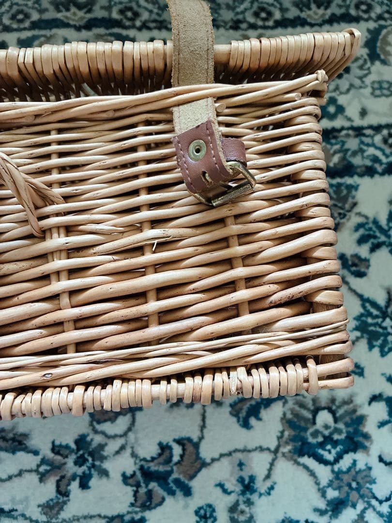 フォートナム&メイソン ハンパー バスケット　カゴ　籐　F&M ピクニック