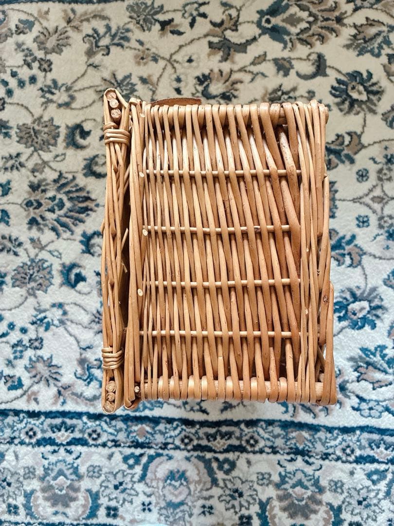 フォートナム&メイソン ハンパー バスケット　カゴ　籐　F&M ピクニック