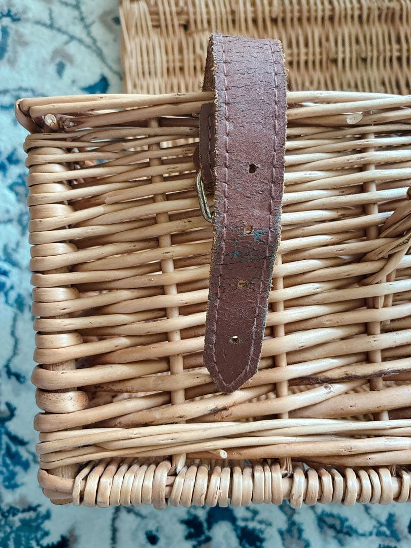 フォートナム&メイソン ハンパー バスケット　カゴ　籐　F&M ピクニック