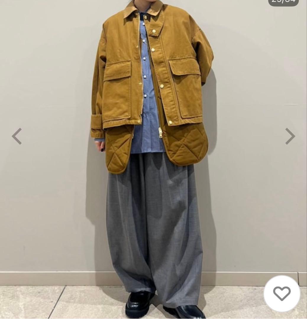 【週末限定お値下げ】Curensology 「＆RC」コットンワークブルゾン