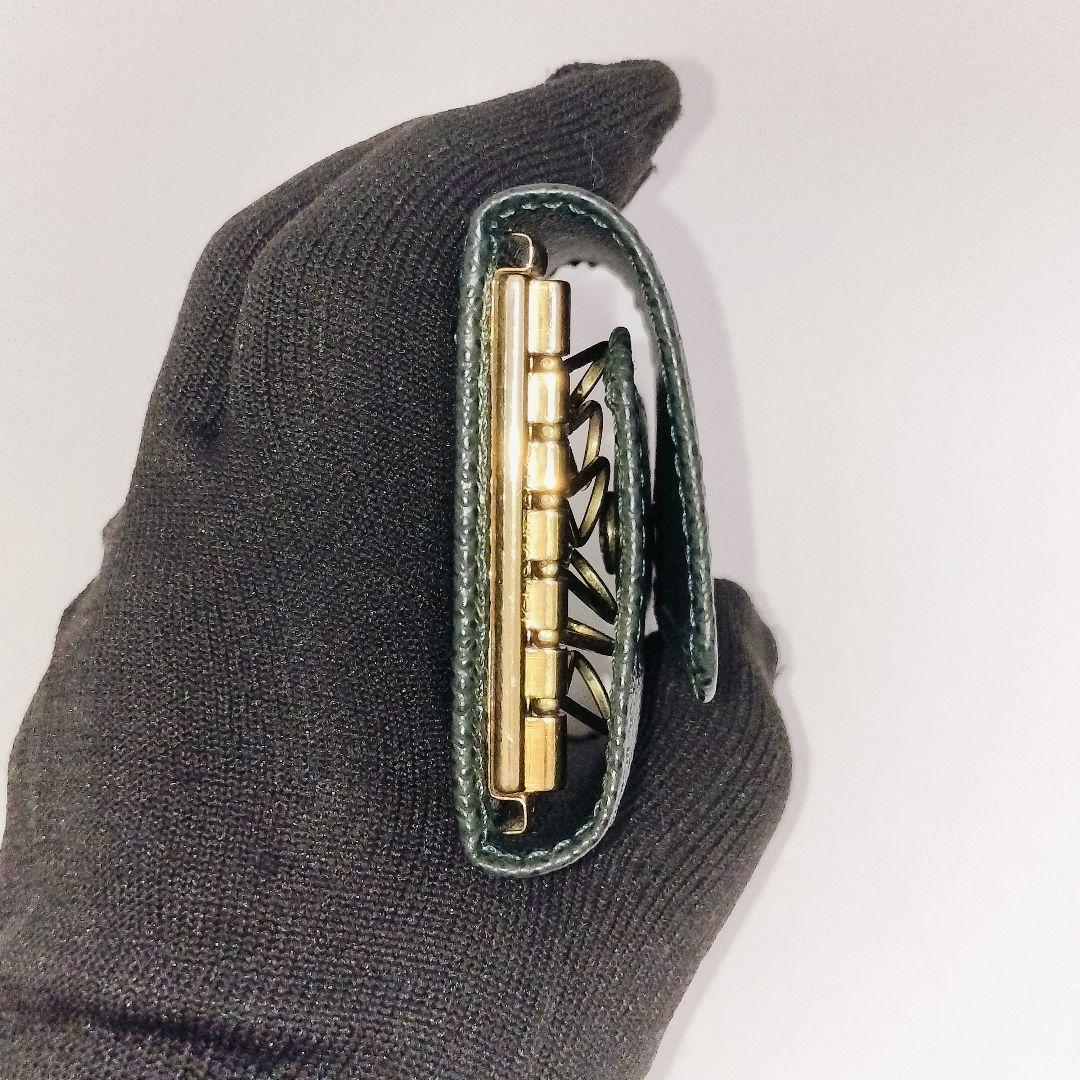 【未使用級】ルイヴィトン ミュルティクレ6 タイガ ダークグリーン キーケース