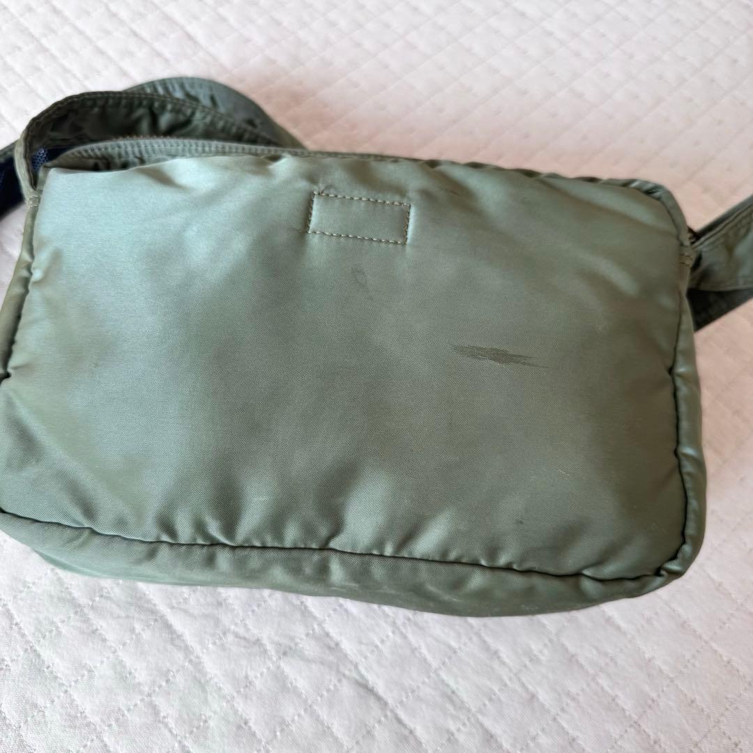 希少 PORTER タンカー　ショルダーバッグ　2層　セージグリーン