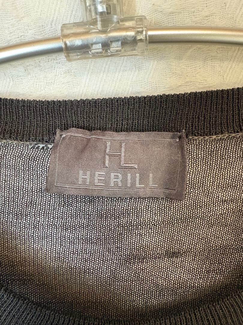 herill ラミーリネン　後染めブラック　サイズ2