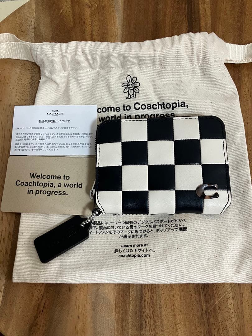 COACH coachtopiaチェッカー　財布