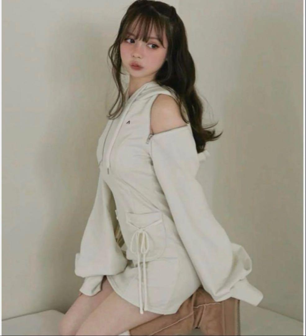 andmary Camila mini dress アイボリー