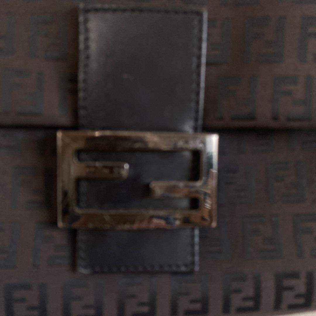USED ★FENDI ズッカ柄 ショルダーバッグ ナイロンキャンバス