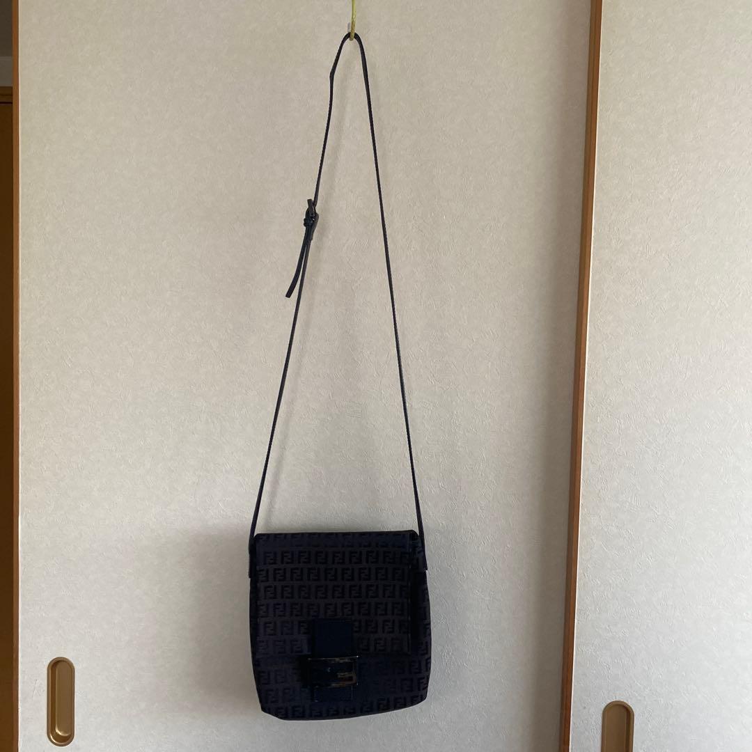 USED ★FENDI ズッカ柄 ショルダーバッグ ナイロンキャンバス