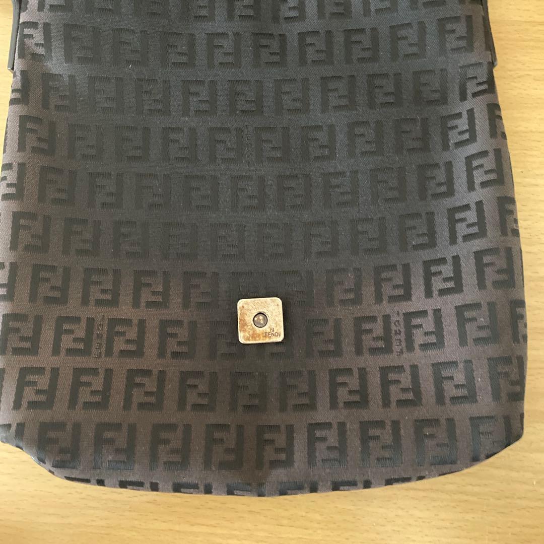 USED ★FENDI ズッカ柄 ショルダーバッグ ナイロンキャンバス