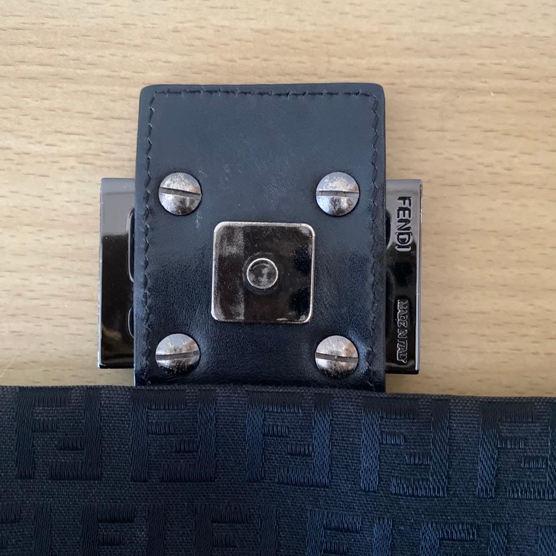 USED ★FENDI ズッカ柄 ショルダーバッグ ナイロンキャンバス