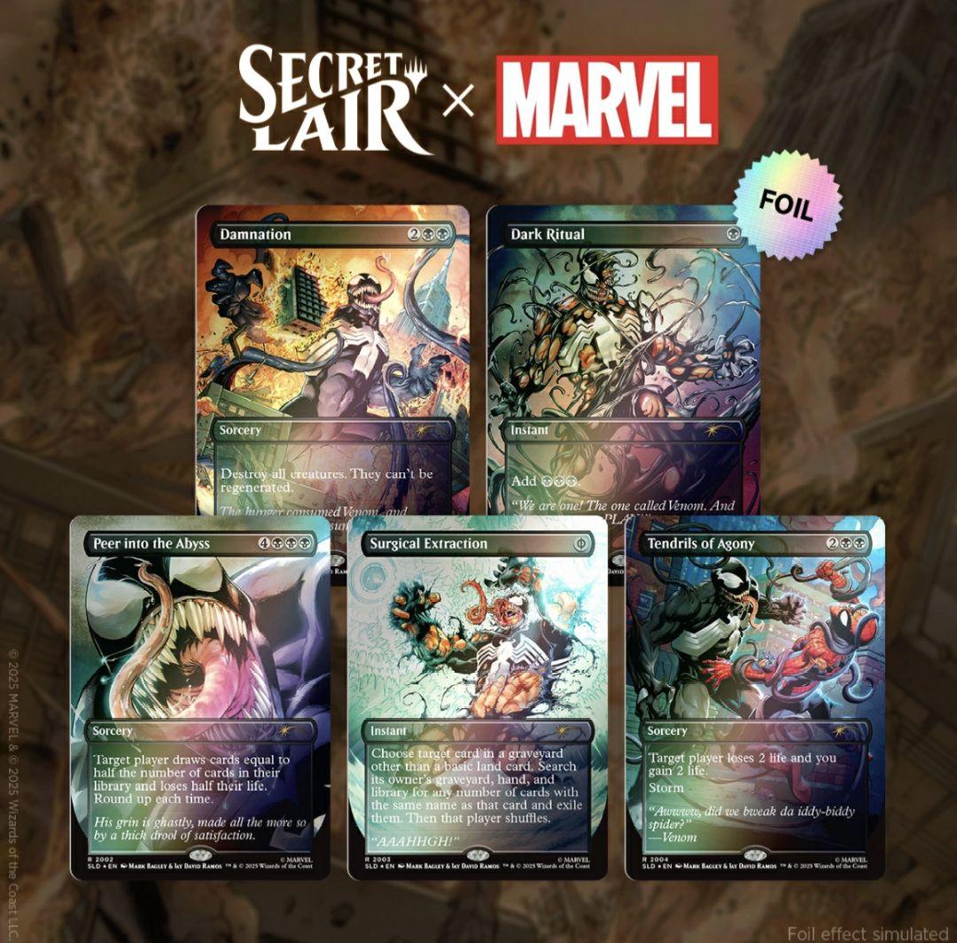 マジック：ザ・ギャザリング MTG Secret Lair Spider-Man Venom Colors