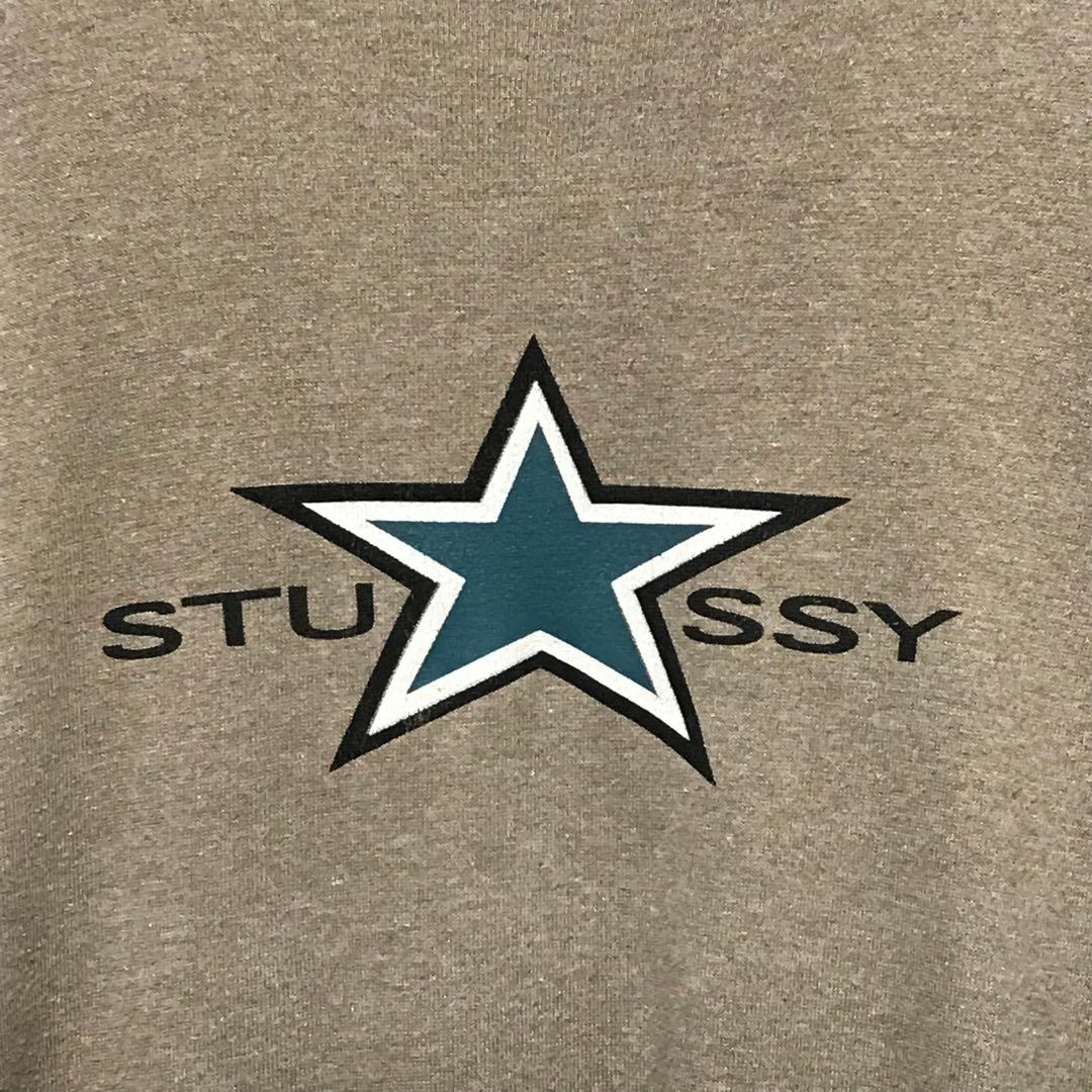 80s オールドステューシー　ビンテージスウェットトレーナー　スターロゴ　黒タグ