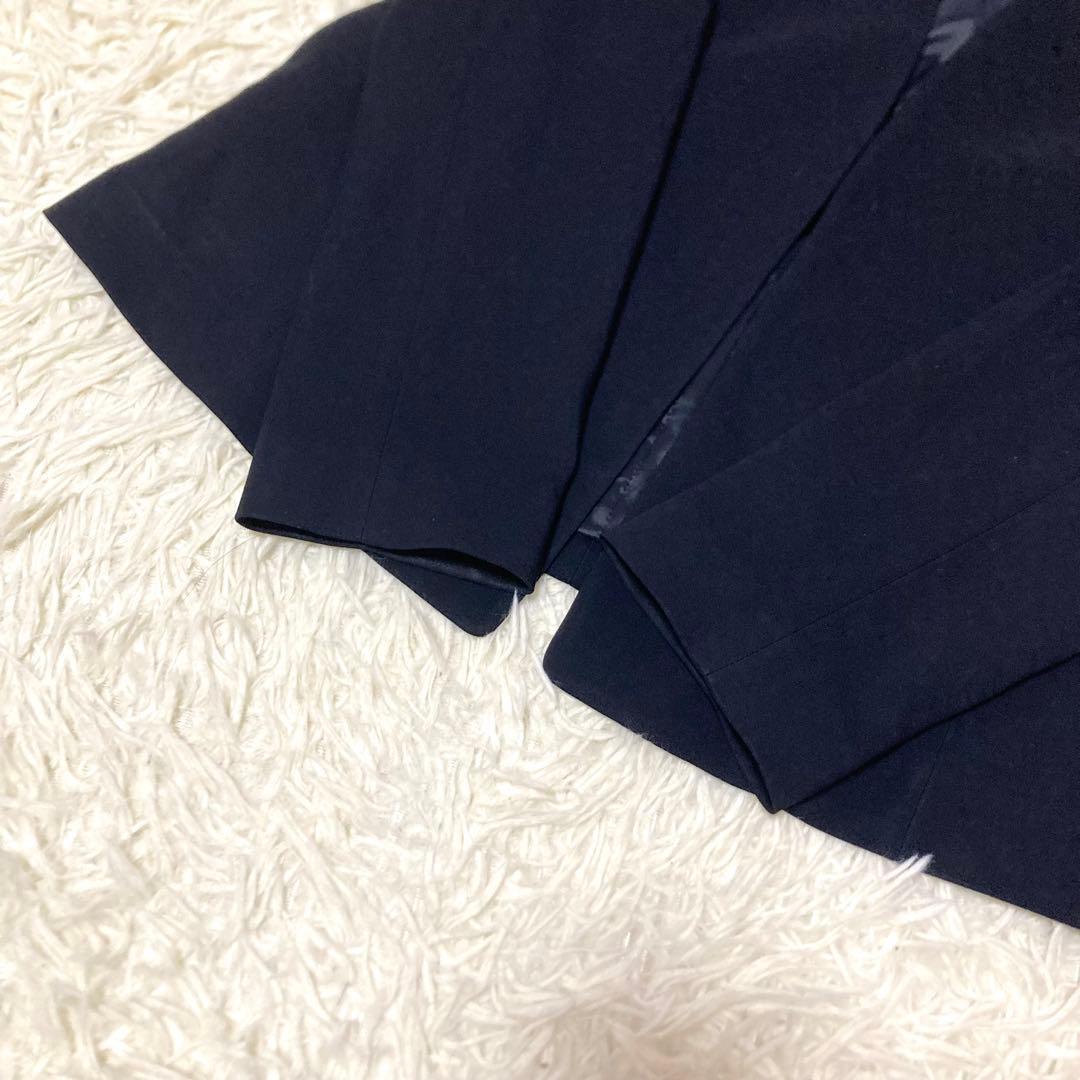 【大きいサイズ】UNTITLED セットアップ　ノーカラー　スカート　洗える