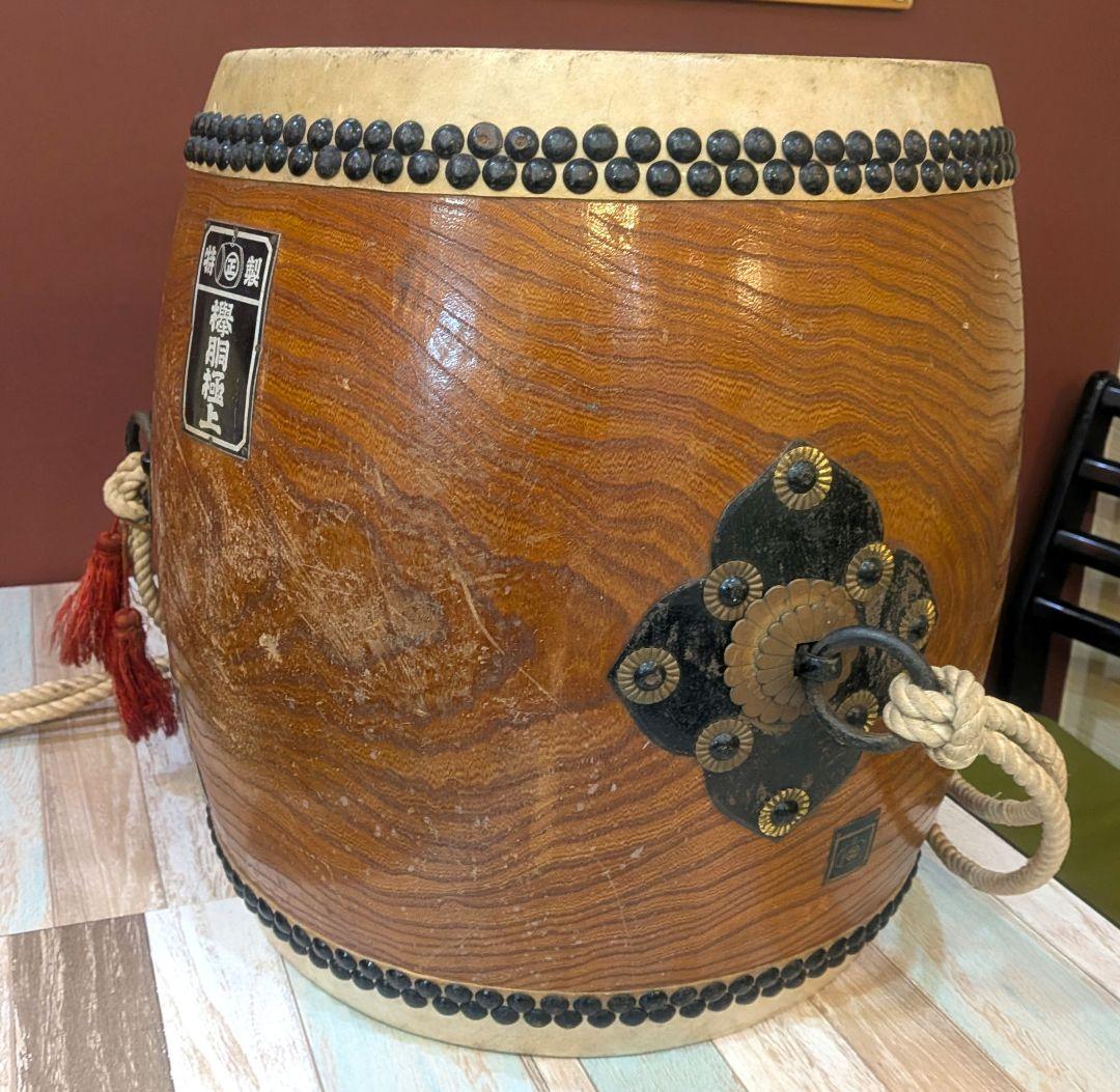 ★値下げ★【和太鼓 太鼓正 欅胴極上】36cm×42cm　※本日出品取り下げます