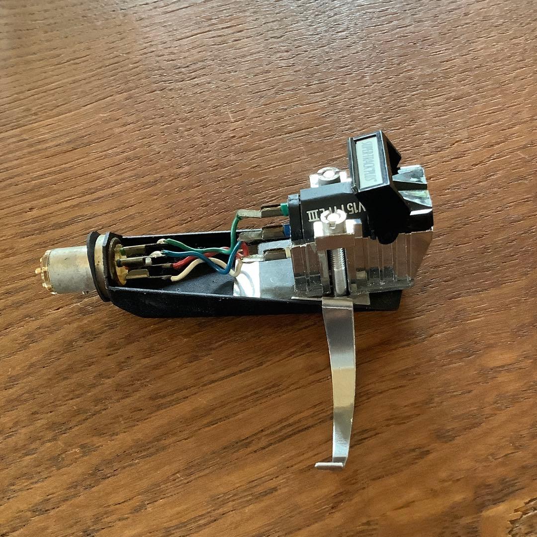 Shure V15 typeIIIカートリッジとヘッドシェル付き完動品