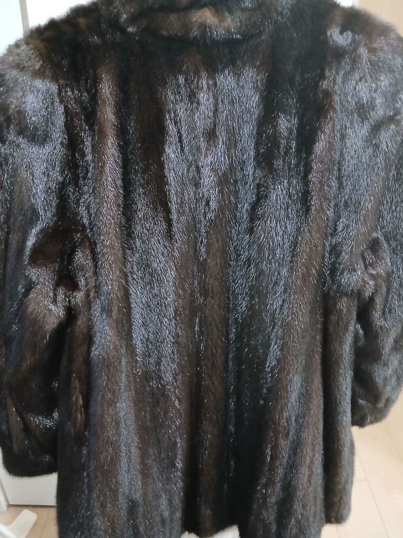 d*2様 美品SAGAMINKPARTINA ダークブラウン 毛皮ロングコート