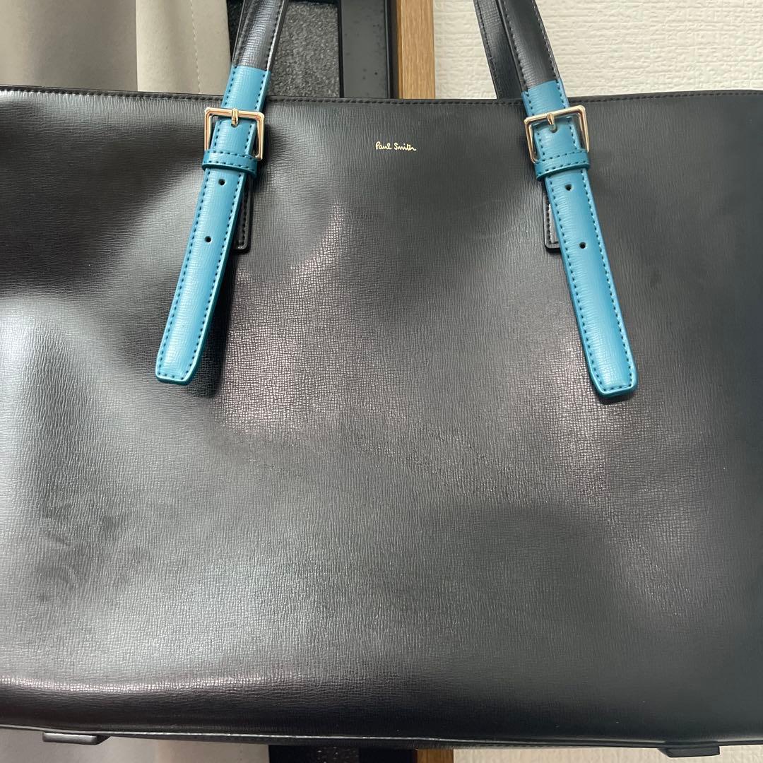 美品Paul Smith 黒 レザートートバッグ