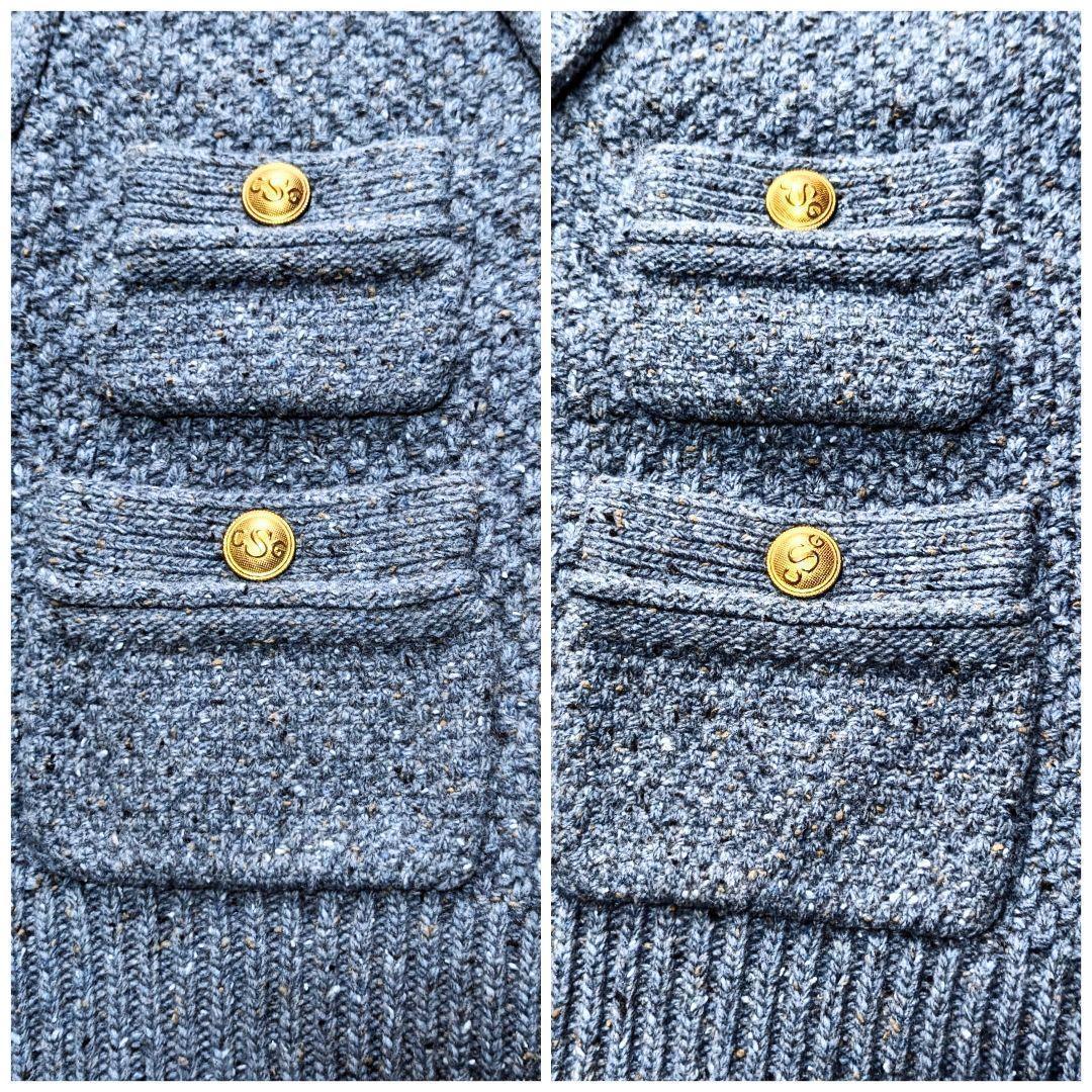 【美品】Curensology カレンソロジー ツイーディヤーンニットベスト