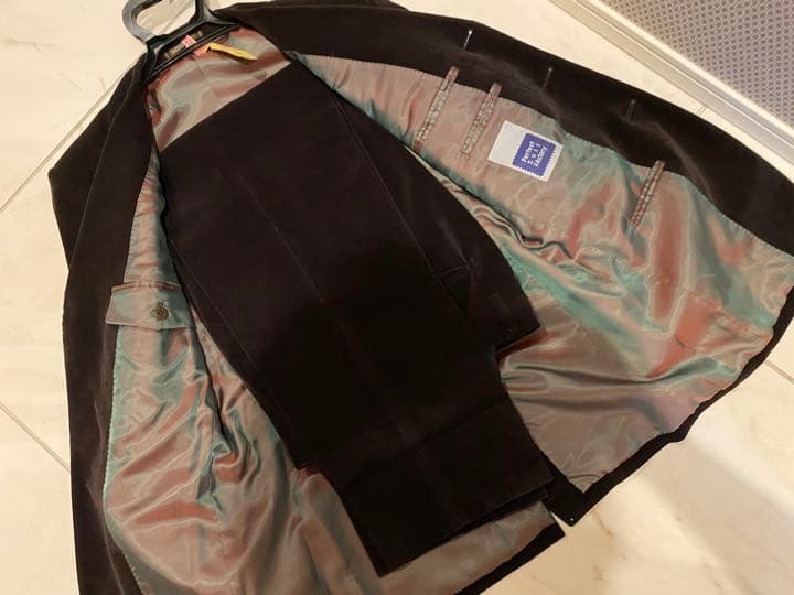 【超美品】クリーニング済み　コーデュロイスーツ　ブラウン