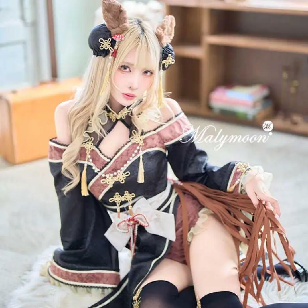 【完売品】Malymoon ブラックチャイナテールホースドレス マリームーン