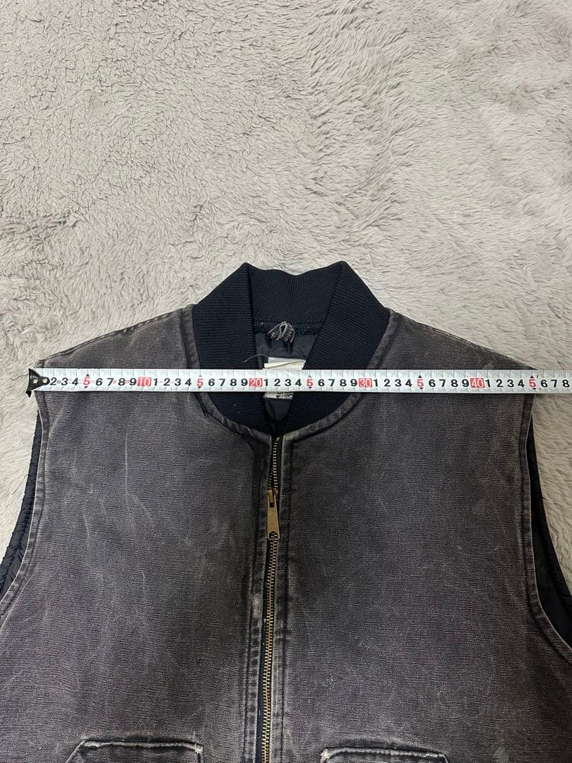 Carhartt ダックベスト　USA製　腰ゴム　90s