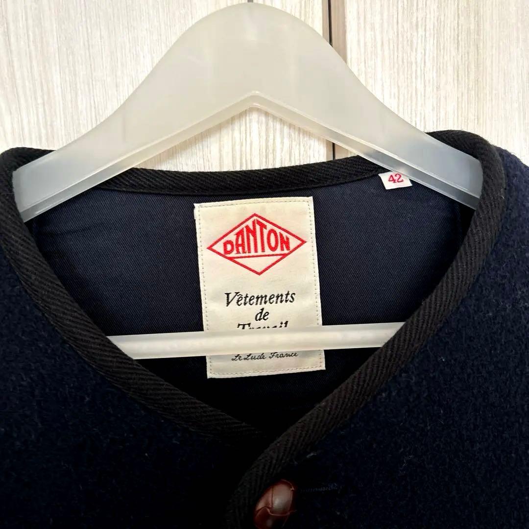 DANTON ダントン　ノーカラーコート