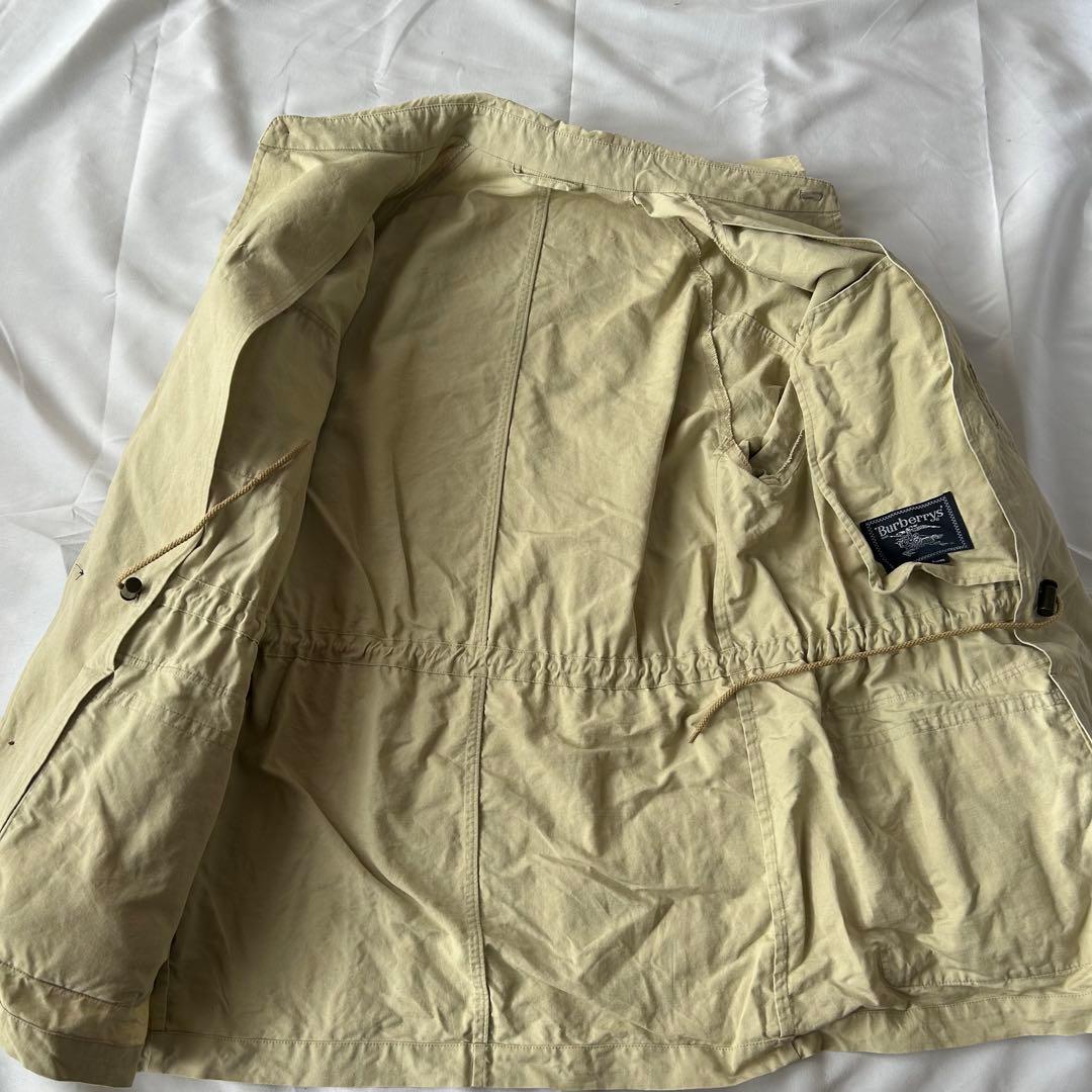 Burberrys サファリジャケット コットン ベージュ M ホースロゴ 刺繍