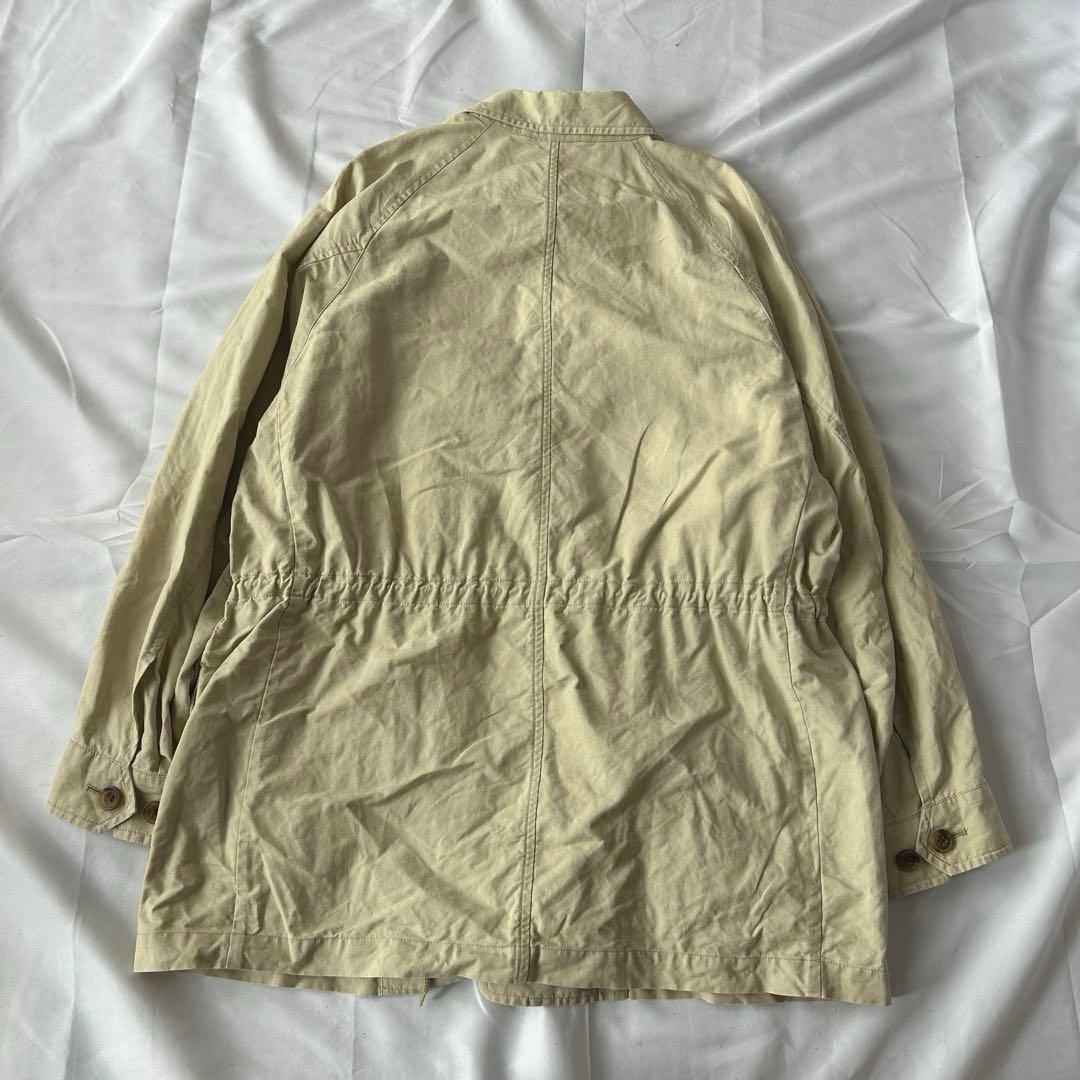 Burberrys サファリジャケット コットン ベージュ M ホースロゴ 刺繍