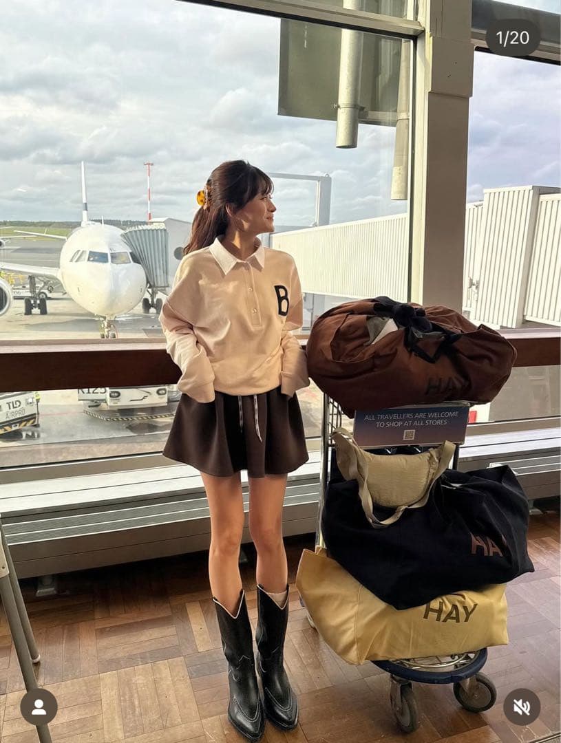 正規品【Bibiy.】NELLY MINI SKIRT ブラウン