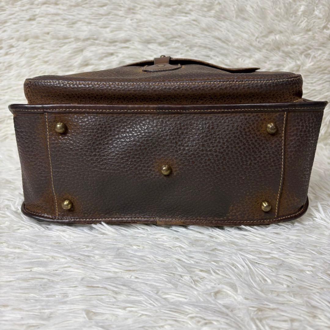 美品✨Ghurka グルカ　バックパック　レザー　ブラウン　リュック　ビジネス