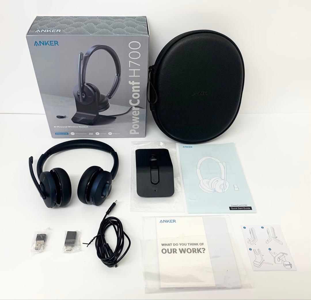 J*T様 美品 ANKER PowerConf H700 ワイヤレスヘッドセット